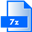 7z File Extension Icon 32x32 png
